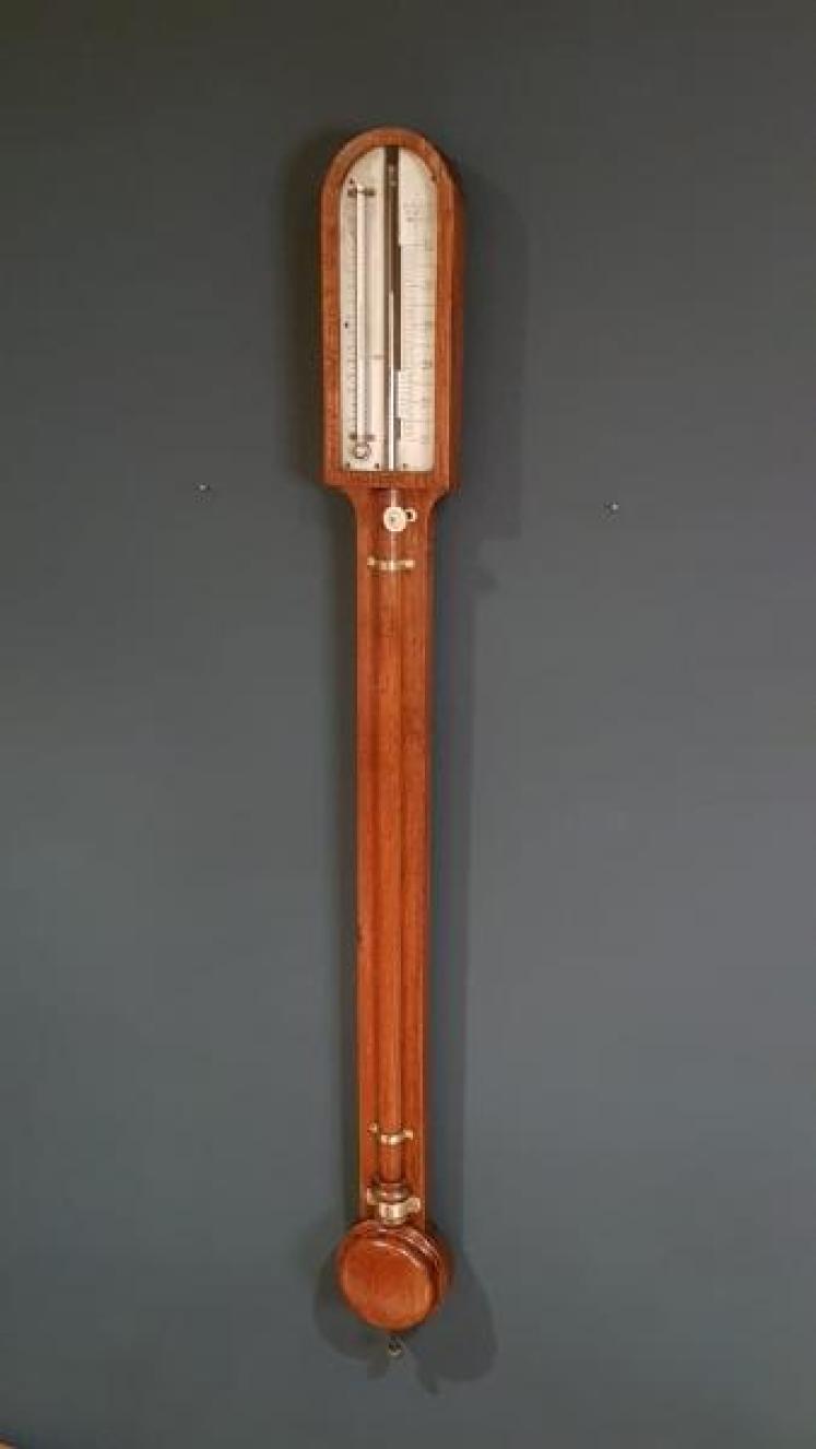 Antique Stick Barometer by Casterelli of Manchester - Image 1