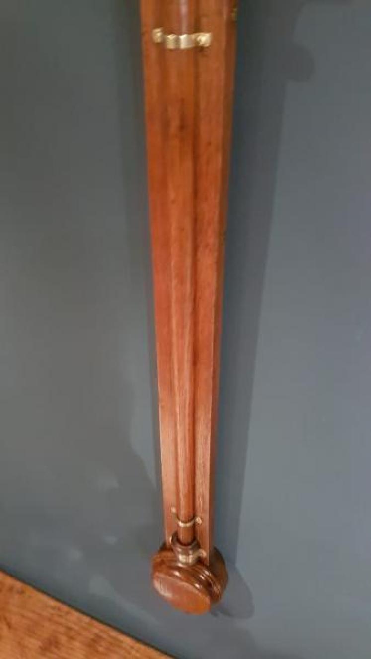 Antique Stick Barometer by Casterelli of Manchester - Image 6