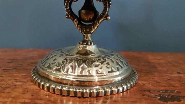 Victorian Brass Counter Bell - Image 4