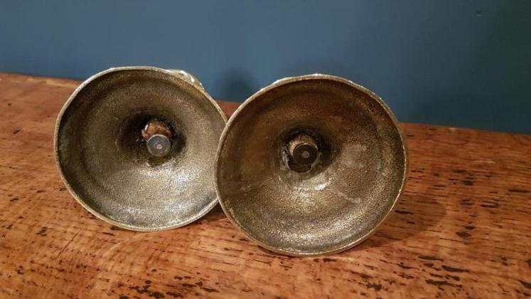 Pair of Regency Period Brass Candlesticks - Image 3