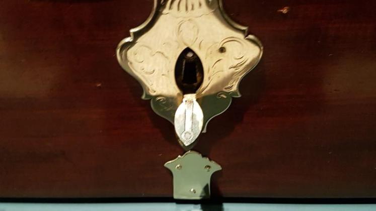 Outstanding Victorian Brass Bound Strong Box - Image 7
