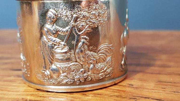 Superb Quality German Silver Agate Top Box - Image 5