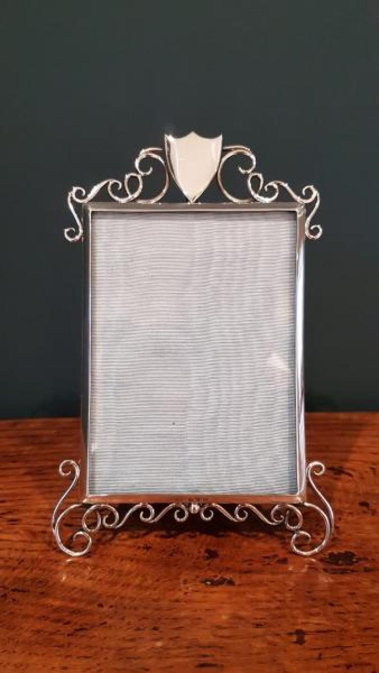 Superb Antique Silver Photo Frame  - Image 1