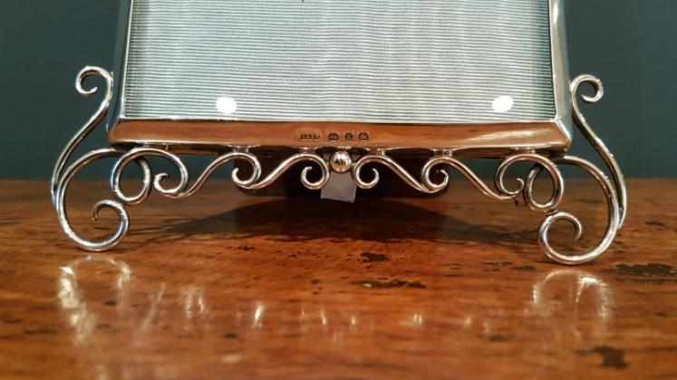 Superb Antique Silver Photo Frame  - Image 6