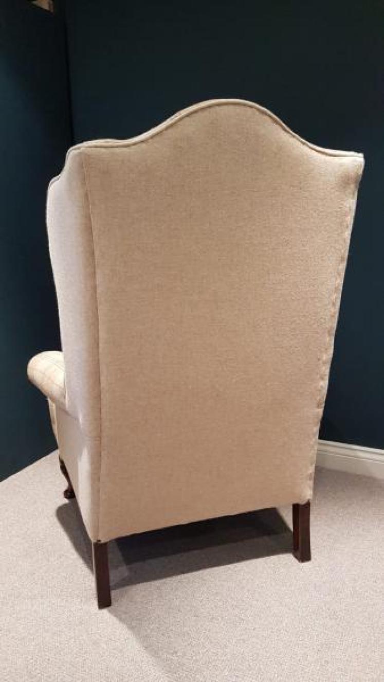 Superb Antique Wing Back Arm Chair - Image 3