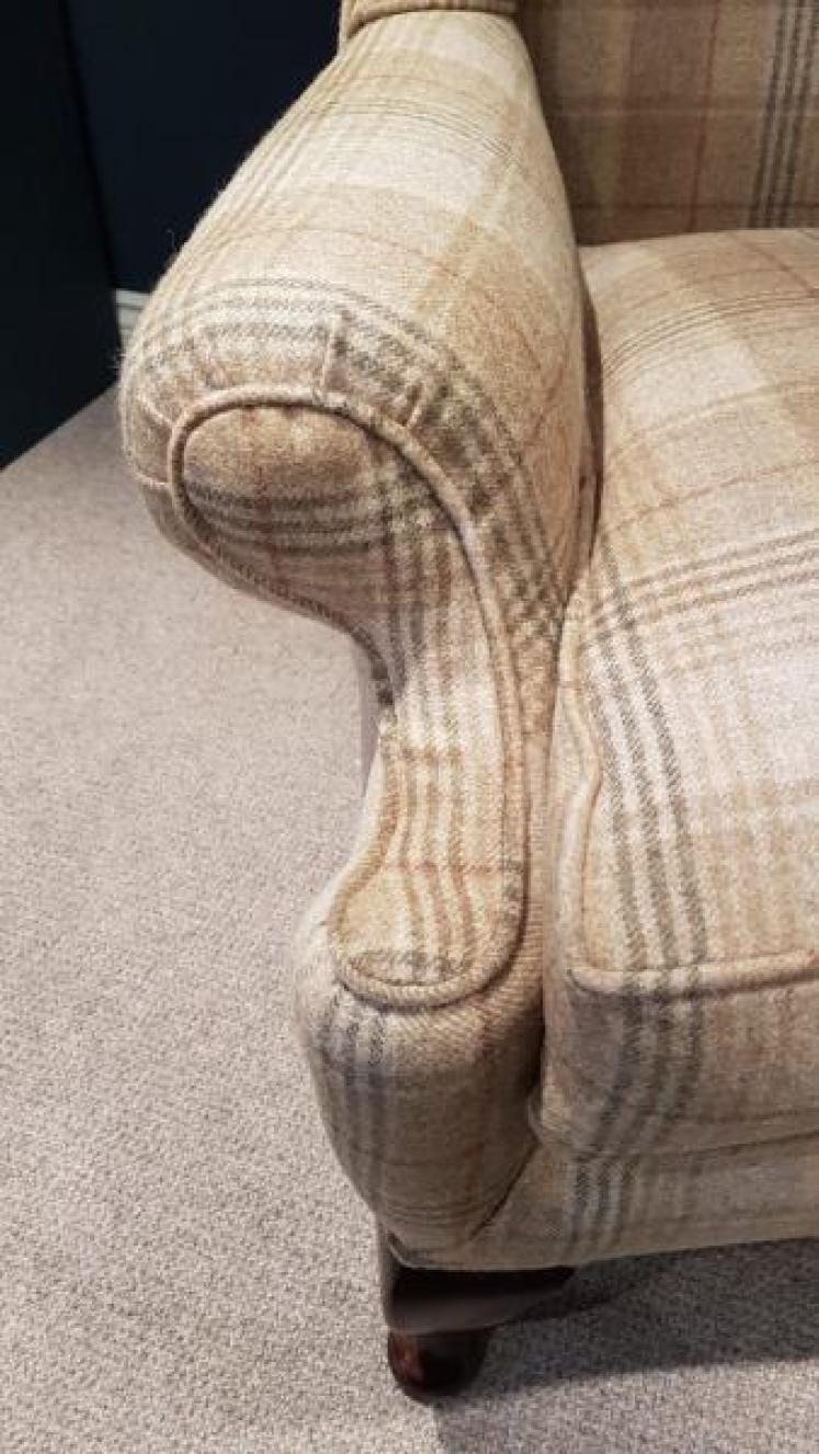 Superb Antique Wing Back Arm Chair - Image 4