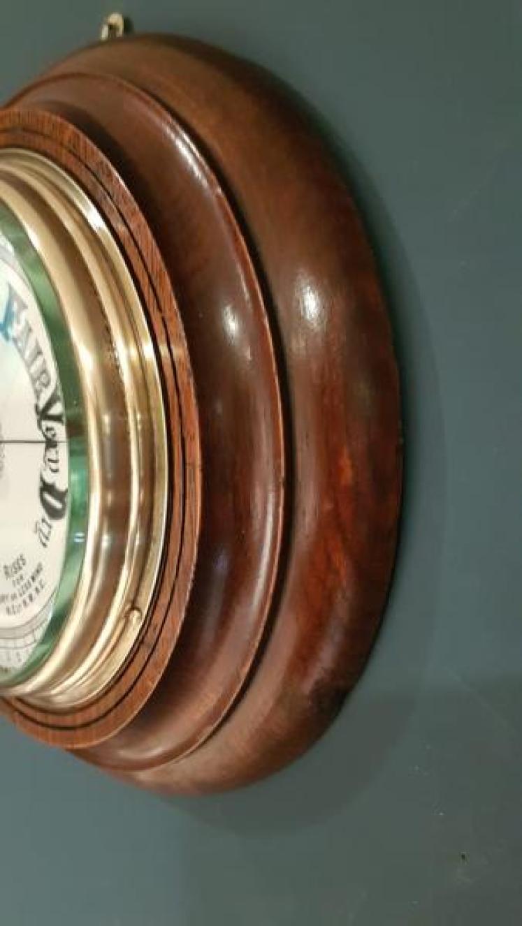 Victorian Oak Android Barometer - Image 5
