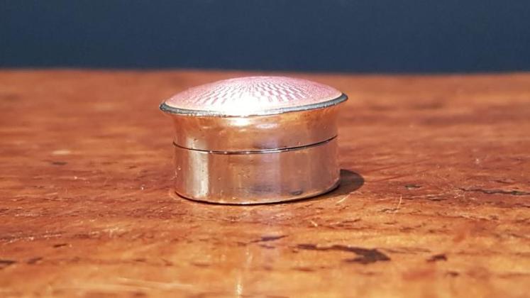 Silver and Enamel Pill Box - Image 7