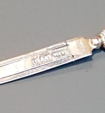 Silver Thistle Top Bookmark