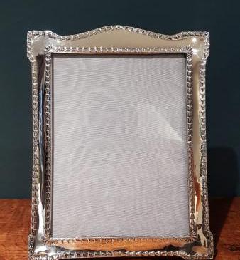 Large Antique Silver Chester Photo Frame