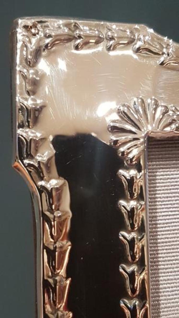 Large Antique Silver Chester Photo Frame - Image 5