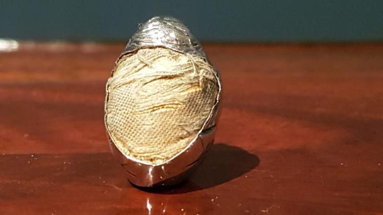 Antique Sampson Morden Silver Chick Pin Cushion - Image 3