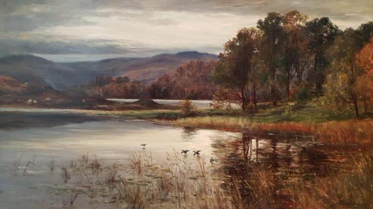 Large Victorian Oil on Canvas By Peter Buchanan - Image 4