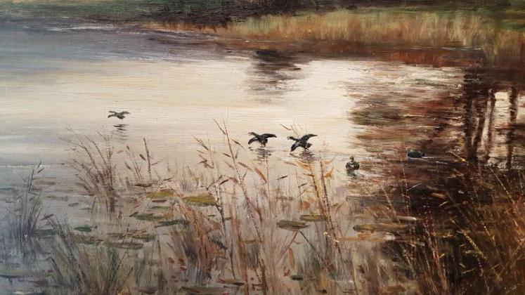 Large Victorian Oil on Canvas By Peter Buchanan - Image 5