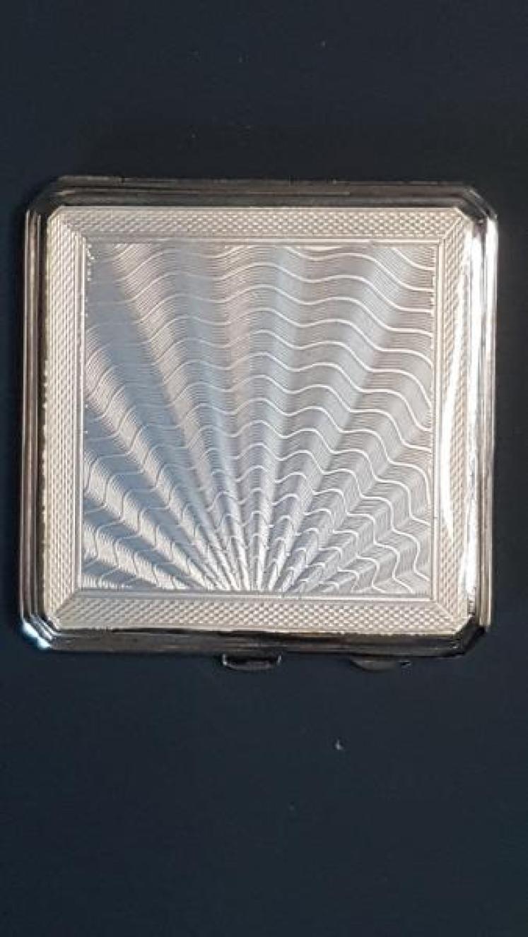 Antique Silver and Enamel Compact - Image 4