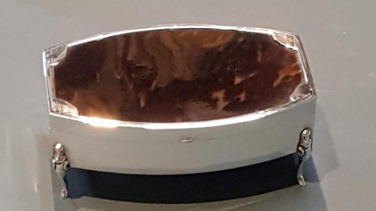 Antique Silver & Tortoiseshell Jewel Box - Image 6