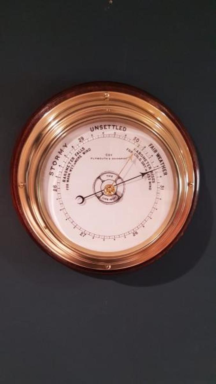Victorian Ships Bulk Head Marine Barometer - Image 1