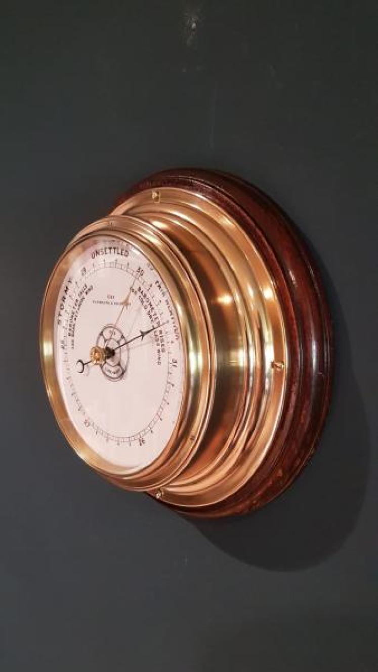 Victorian Ships Bulk Head Marine Barometer - Image 2