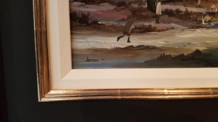 Superb Original Brian Shields Oil on Canvas - Image 3