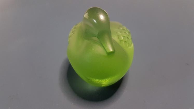 Lalique Green Sitting Duck - Image 2