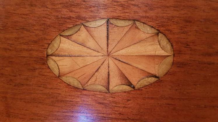 Edwardian Mahogany Letter Rack - Image 4