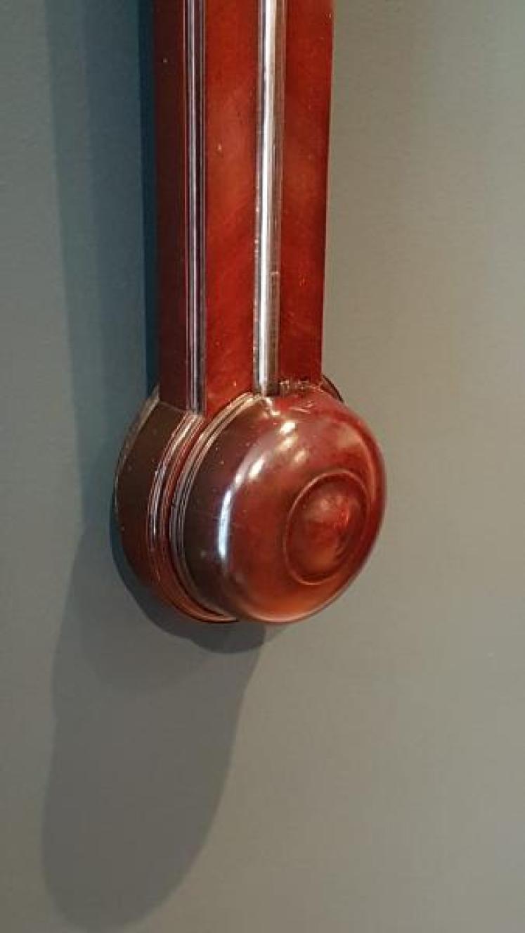 Fine George III Mahogany Stick Barometer - Image 7