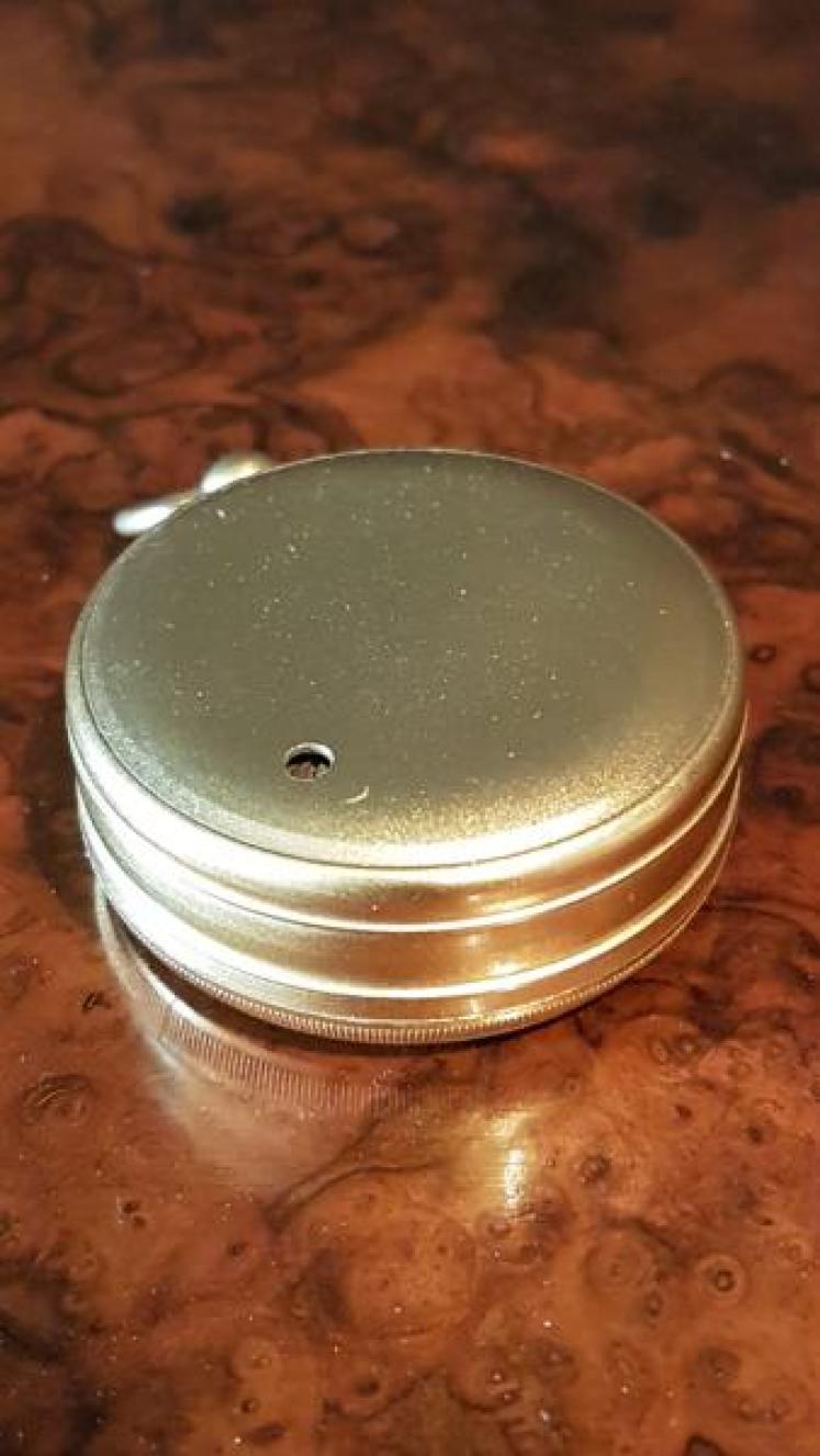 Victorian Pocket Barometer with Crescent Thermometer - Image 3