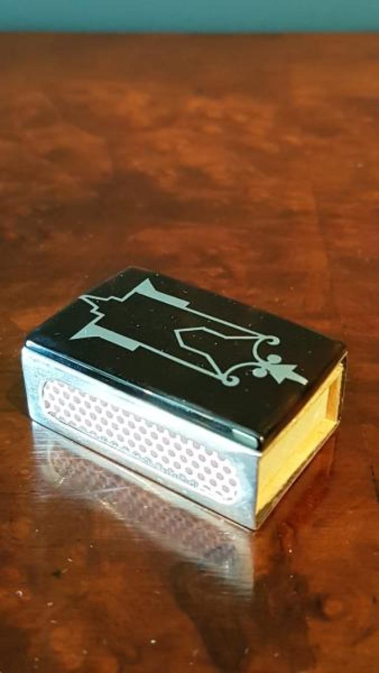 Victorian Silver and Tortoise Shell Matchbox Cover - Image 2