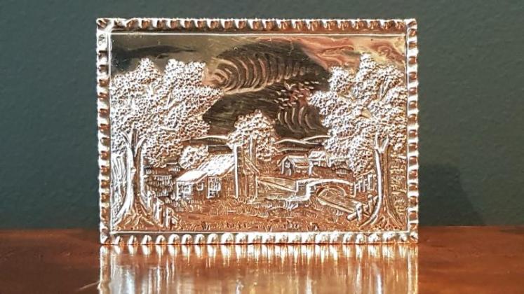 Victorian Edinburgh Silver Match Box Cover - Image 2