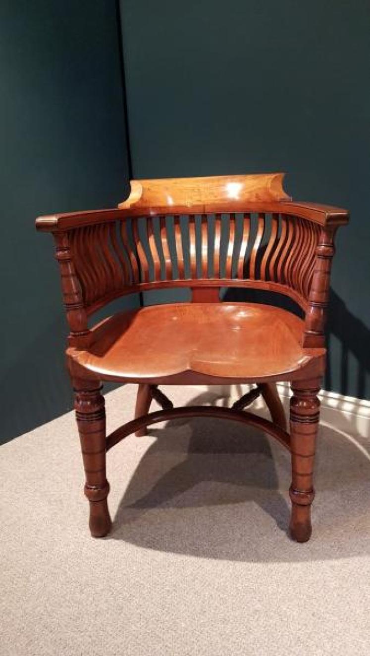 Top Quality Victorian Walnut Desk Chair - Image 1