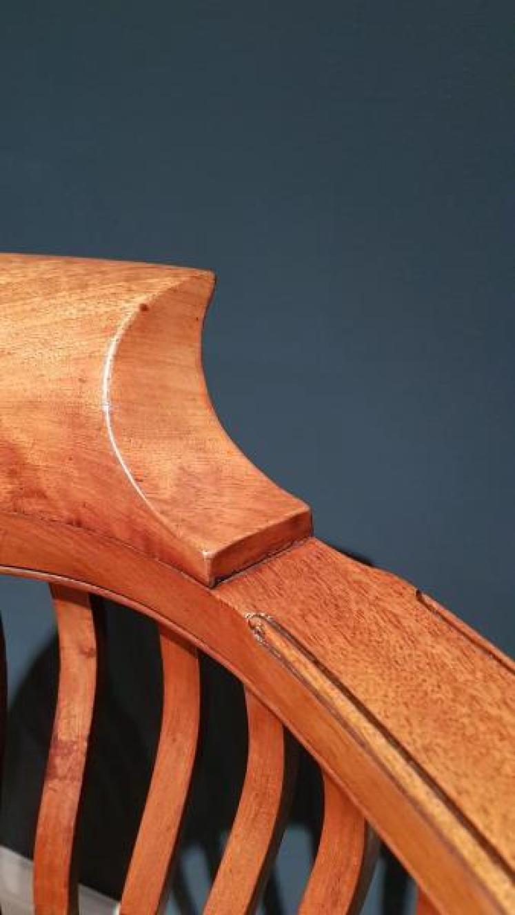 Top Quality Victorian Walnut Desk Chair - Image 6