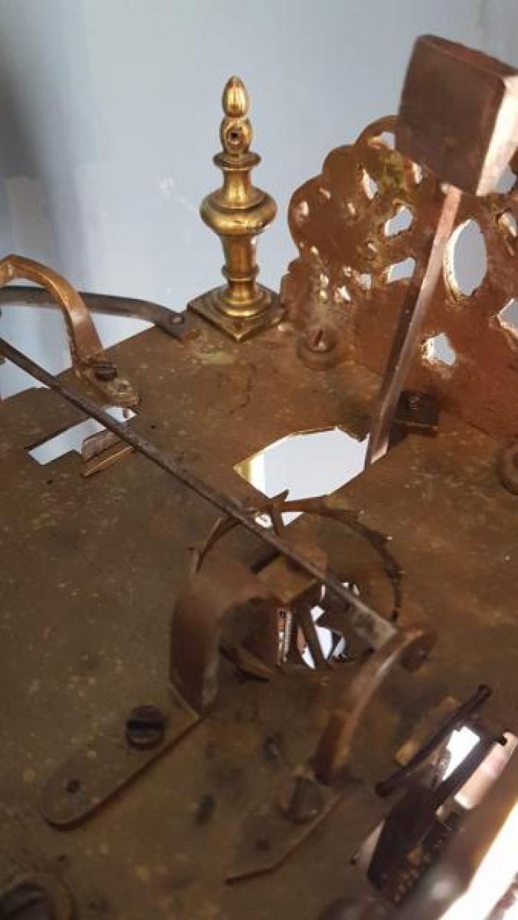 George II Antique Verge Lantern Clock - Image 6