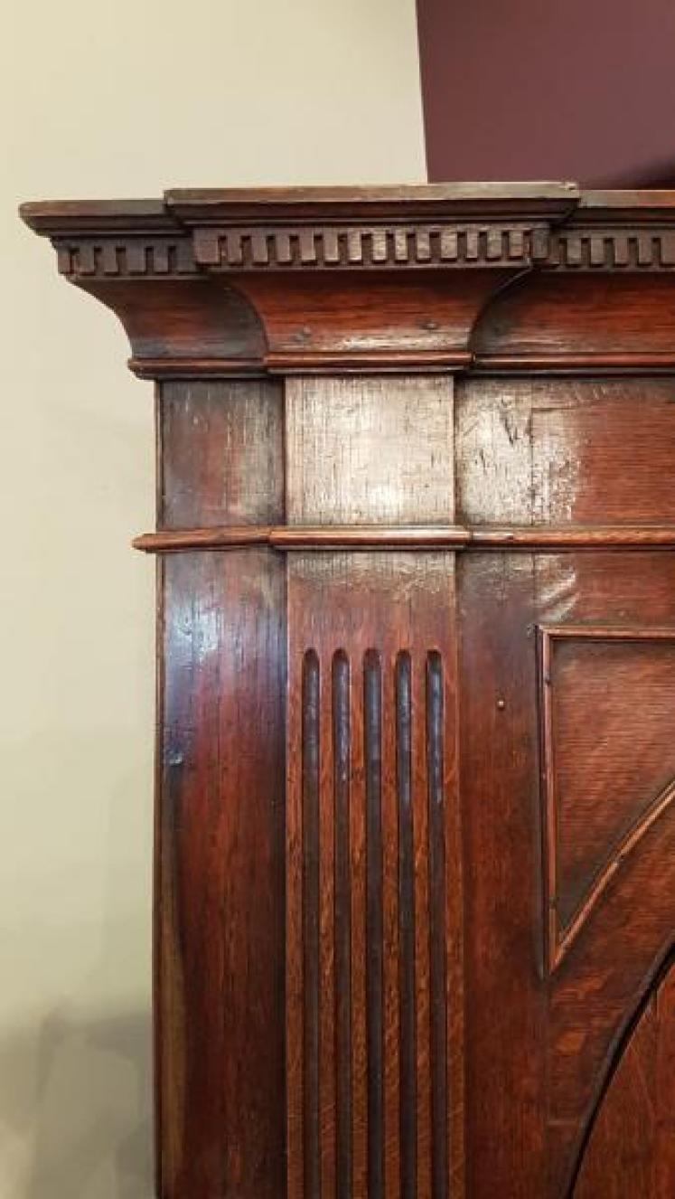 Superb George III Oak Double Corner Cupboard - Image 3