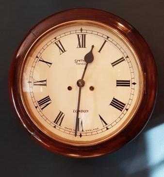 Antique Smith's Enfield 8 Day Chiming Wall Clock