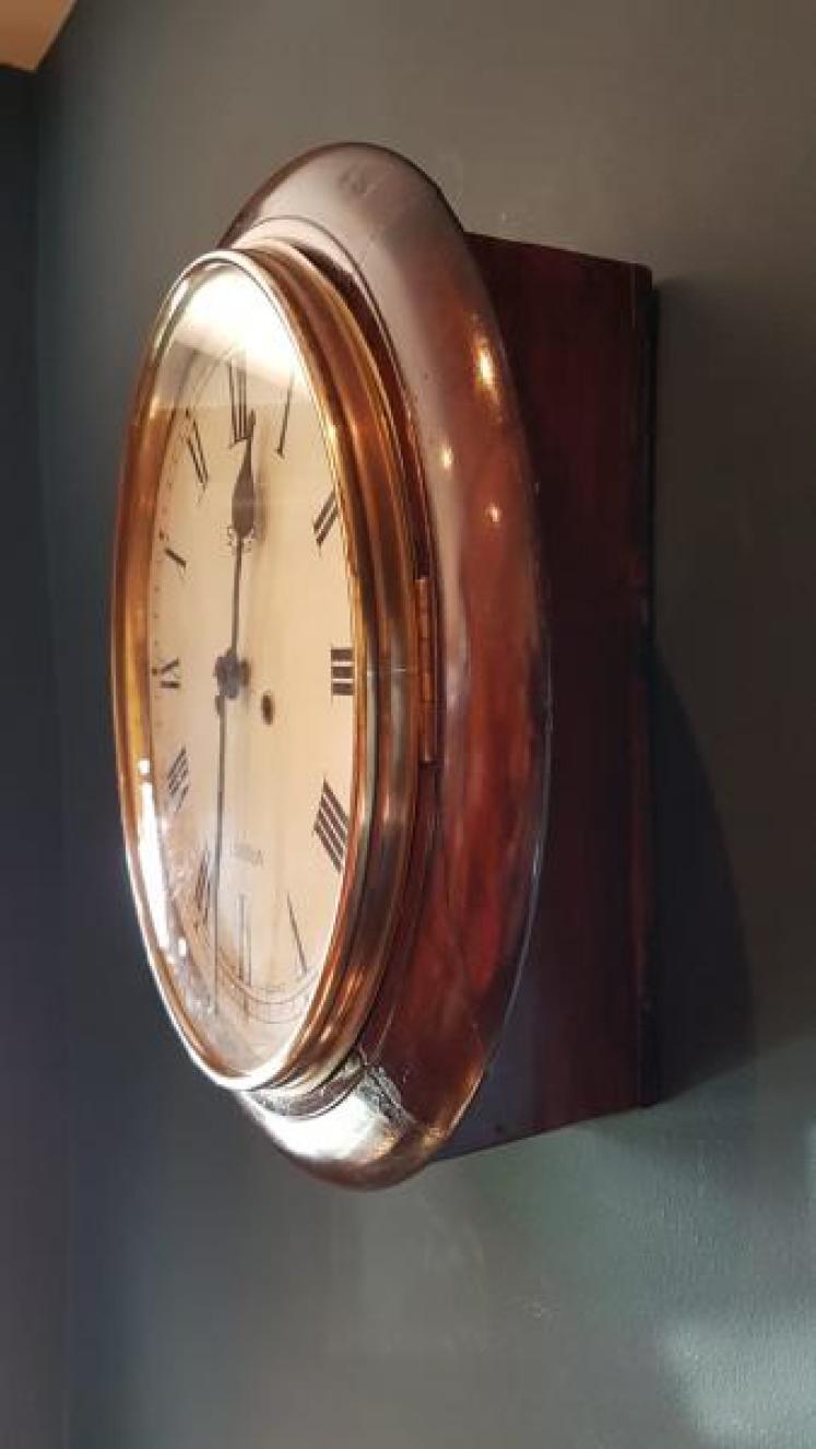Antique Smith's Enfield 8 Day Chiming Wall Clock - Image 2