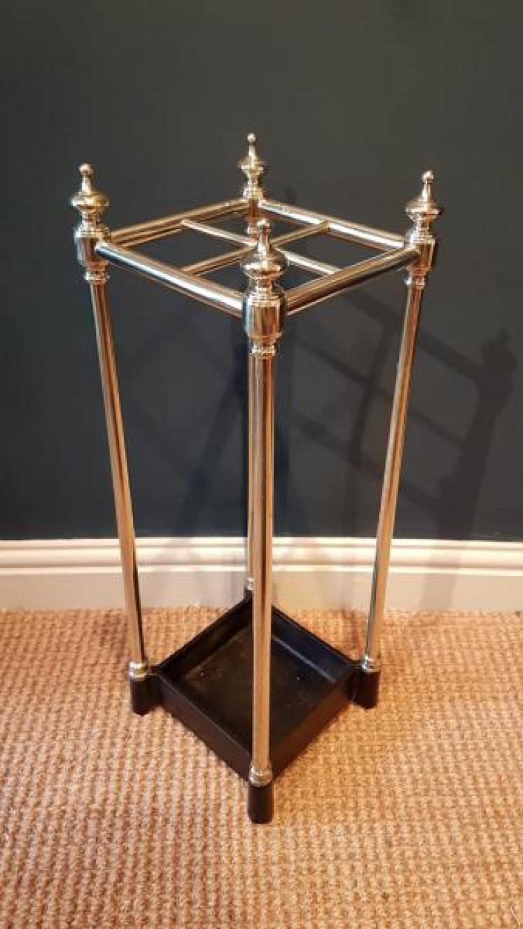 Victorian Brass and Cast Iron Stick Stand - Image 2
