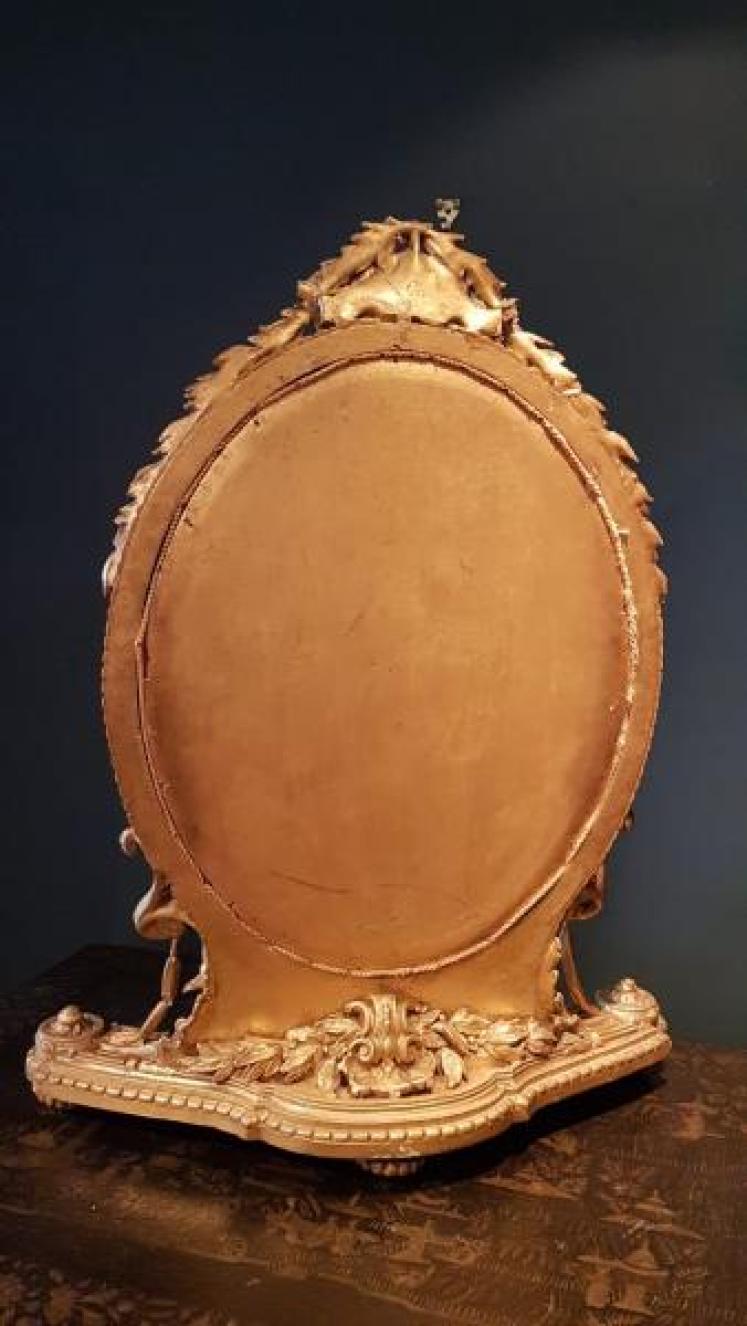 Superb Victorian Timber Gilt Dressing Table Mirror - Image 2
