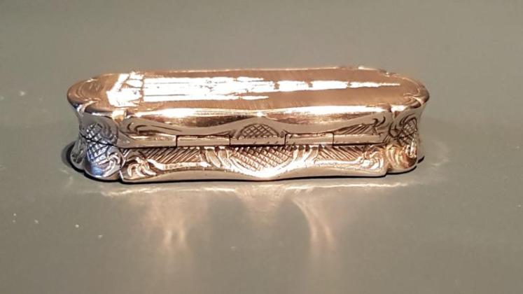 Nathaniel Mills Antique Silver Vinaigrette - Image 3