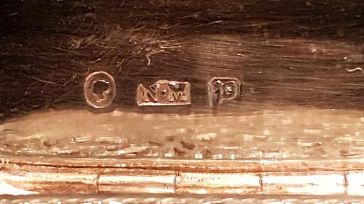 Nathaniel Mills Antique Silver Vinaigrette - Image 4