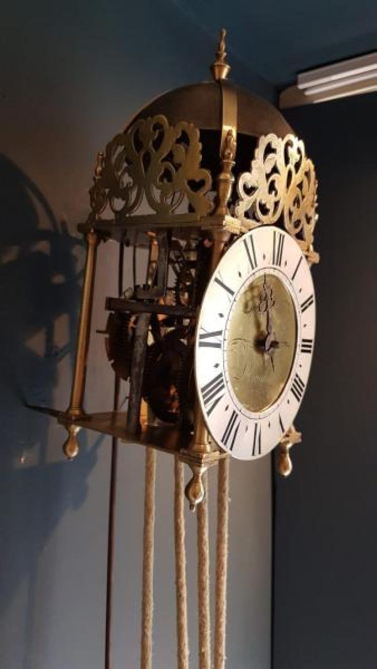 Very Original Georgian Period Lantern Clock  - Image 7