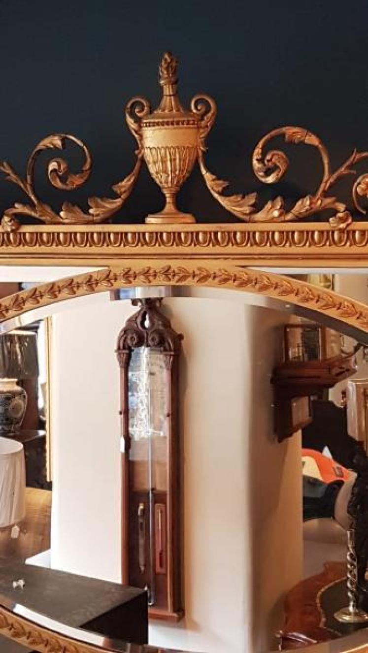 Superb Early Victorian Timber Gilt Mirror - Image 4