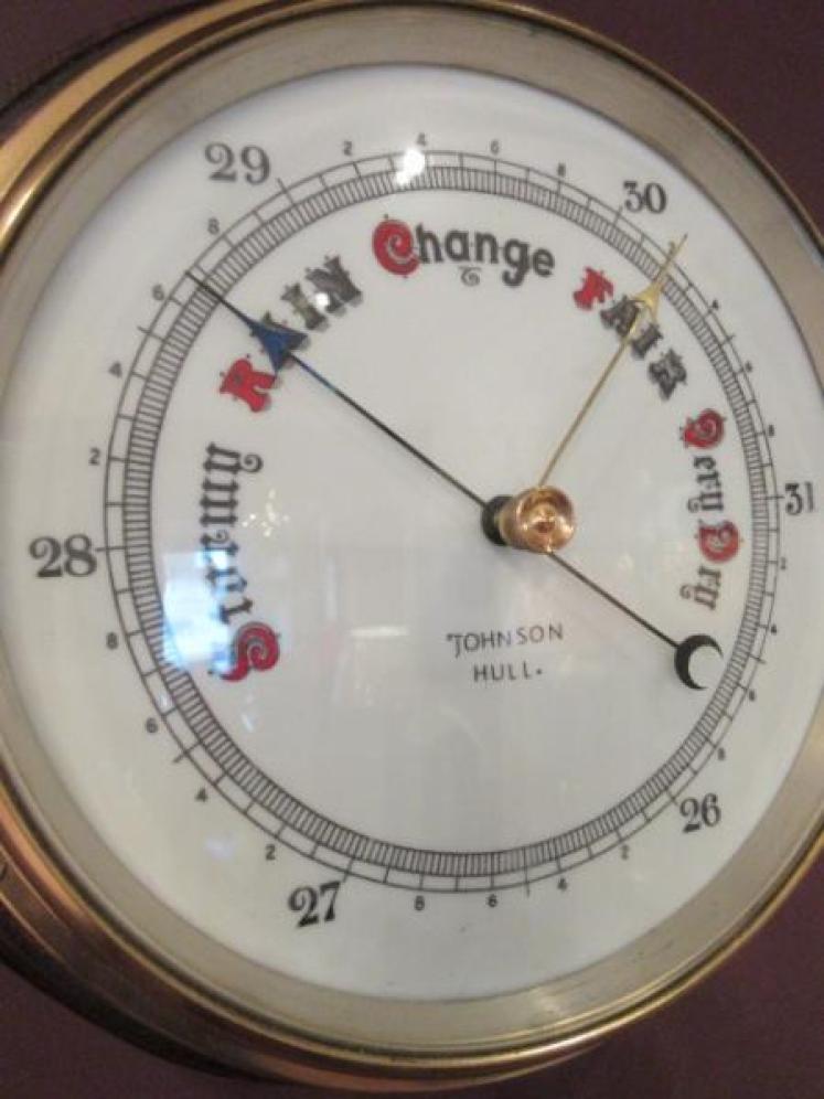 Antique Johnson of Hull Marine Barometer - Image 2