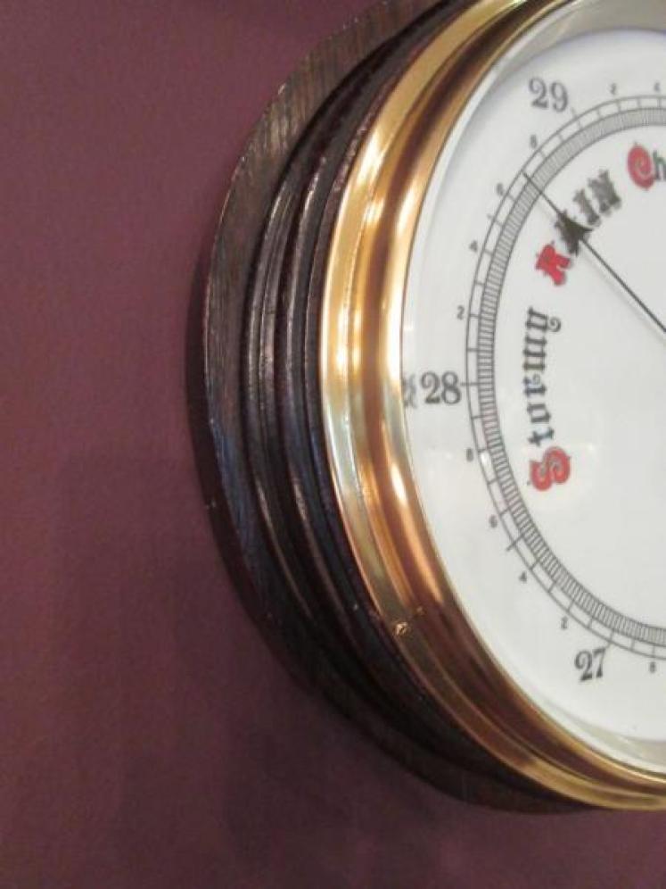 Antique Johnson of Hull Marine Barometer - Image 3