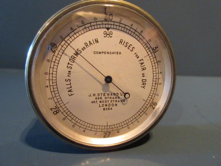 Antique Steward of London Pocket Barometer - Image 4