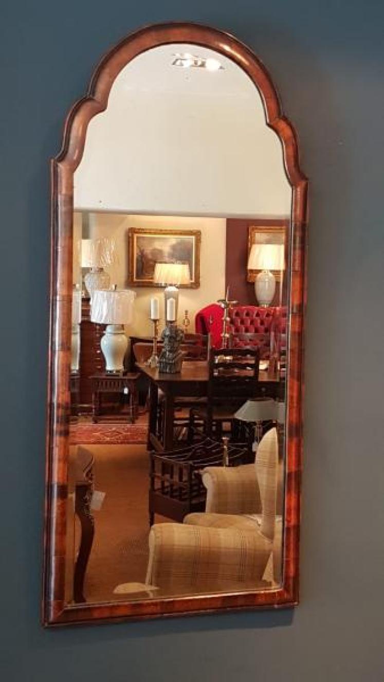 Victorian Walnut Mirror - Image 2