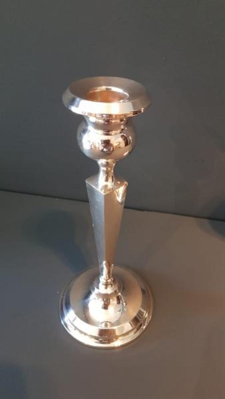 Pair of Edwardian Silver Candlesticks - Image 2