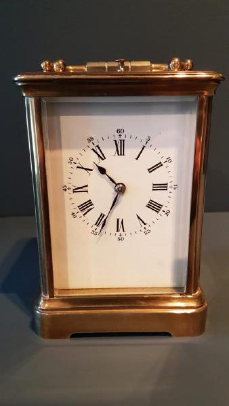 Victorian Striking Carriage Clock in Original Case - Image 3