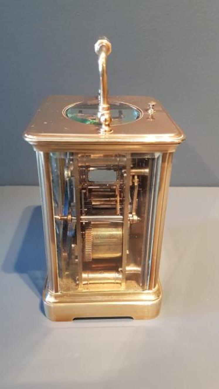 Victorian Striking Carriage Clock in Original Case - Image 4