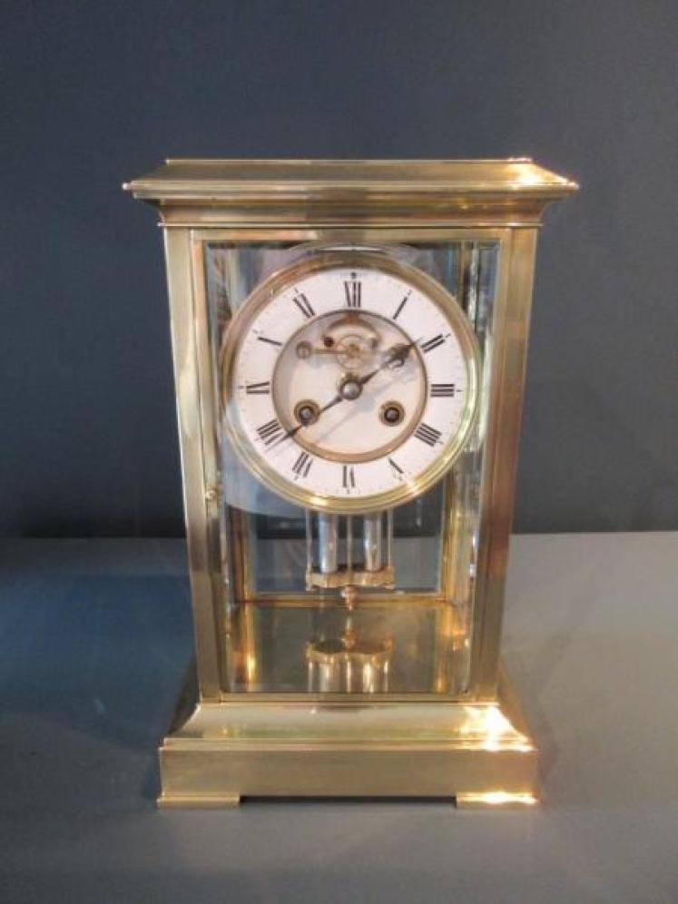 Superb 19th Century Paris Made 'Four Glass' Clock - Image 1