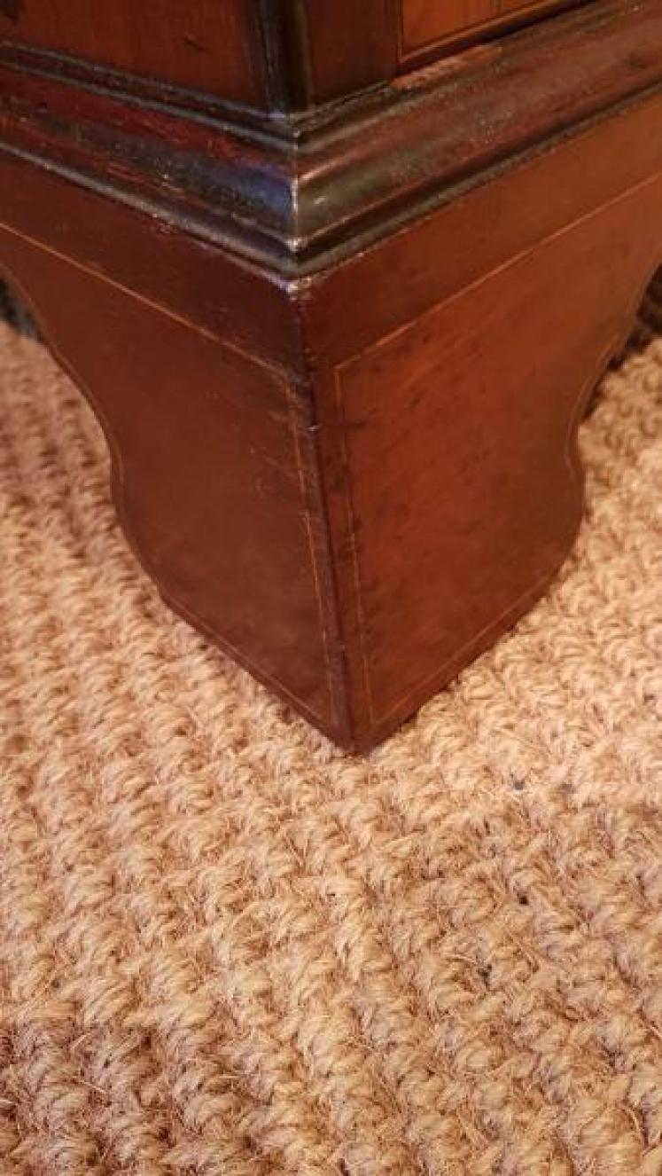 Superb Regency Inlaid Mahogany Chest of Drawers - Image 6